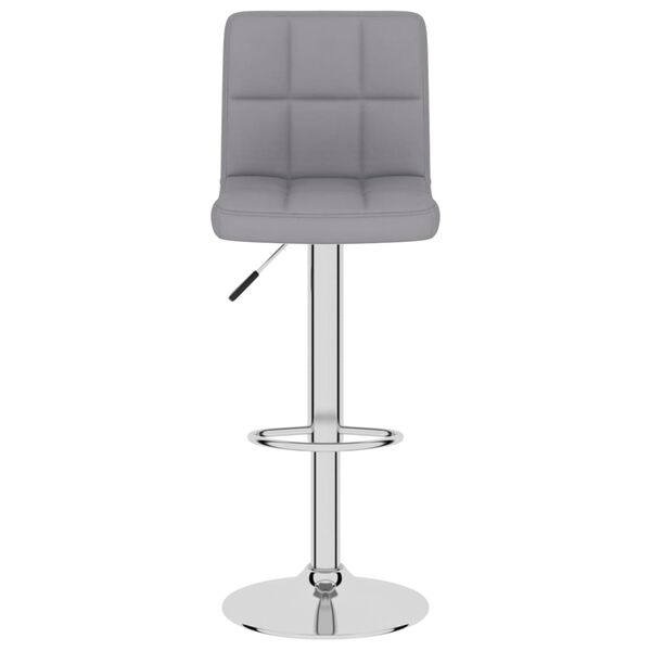 vidaXL Tabouret de bar Gris clair Tissu