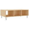 vidaXL Table basse ch&ecirc;ne sonoma 104x60x35 cm bois d'ing&eacute;nierie