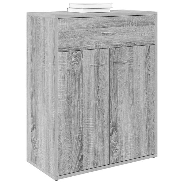vidaXL Buffet Sonoma gris 60x30x75 cm Bois d'ing&eacute;nierie