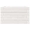 vidaXL Jardinière blanc 40x40x23 cm bois de pin massif