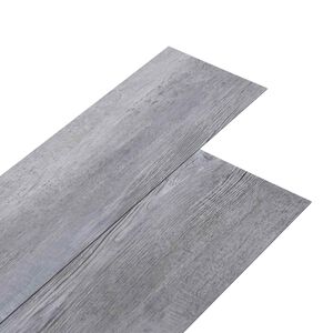 vidaXL Planches de sol Bois gris mat 5,02 m&sup2; 36 pi&egrave;ces PVC