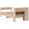 vidaXL Lit biblioth&egrave;que sans matelas 90x190 cm bois de pin massif