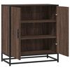 vidaXL Buffet ch&ecirc;ne marron 68x35x76 cm bois d'ing&eacute;nierie et m&eacute;tal