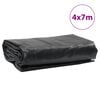 vidaXL B&acirc;che anthracite 4x7 m 650 g/m&sup2;