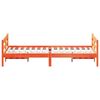 vidaXL Cadre de lit sans matelas cire marron 120x200cm bois pin massif