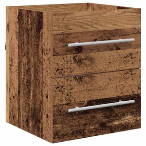 vidaXL Armoire d'&eacute;vier Bois Ancien 38,5 x 41 x 48 cm Bois d'ing&eacute;nierie