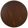 vidaXL Table de bistro Marron fonc&eacute; 80 cm MDF