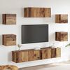 vidaXL Ensemble de meuble TV mural 5 pcs vieux bois
