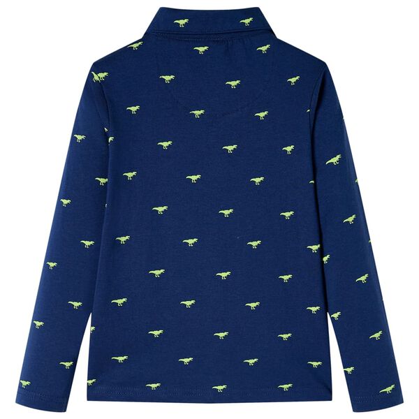 Chemise pour enfants bleu marine 116
