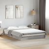 vidaXL Cadre de lit sans matelas sonoma gris 120x200cm bois ingénierie
