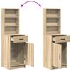 vidaXL Haut Armoire Ch&ecirc;ne Sonoma 40 x 40,5 x 135 cm Bois d'ing&eacute;nierie