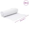 vidaXL Membrane g&eacute;otextile blanc 1 x 150 m fibre de polyester