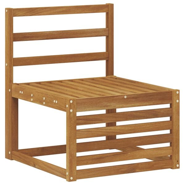 vidaXL Ensembles de canap&eacute;s 7 pcs Naturel Bois d'Acacia Massif