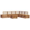 vidaXL Ensemble de canap&eacute;s d'ext&eacute;rieur 7 Pi&egrave;ce Naturel