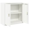 vidaXL Armoire de rangement Blanc 90 x 40 x 90 cm Acier