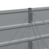 vidaXL Jardini&egrave;re Gris clair 160 x 40 x 75 cm Acier
