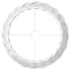 vidaXL Abat-jour blanc &Oslash;45x28 cm osier