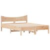 vidaXL Cadre de lit sans matelas 135x190 cm bois de pin massif