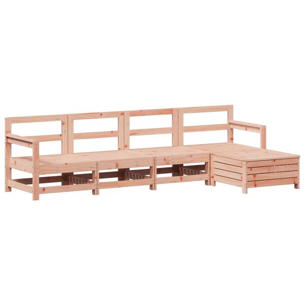 vidaXL Salon de jardin 5 pcs bois massif sapin de douglas