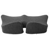 vidaXL Coussin d&rsquo;assise Couleur unie Gris fonc&eacute; 50 x 43 x 10 cm