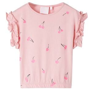 vidaXL T-shirt pour enfants rose clair 116