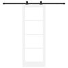 vidaXL Porte coulissante ORKDAL Blanc 78 x 211 cm