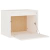 vidaXL Meubles TV 3 pcs Blanc Bois massif de pin