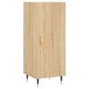 vidaXL Buffet Chêne sonoma 34,5x34x90 cm Bois d'ingénierie