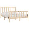 vidaXL Cadre de lit sans matelas 120x190 cm bois massif