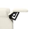 vidaXL Fauteuil inclinable Beige Tissu microfibre