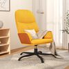 vidaXL Chaise de relaxation Jaune moutarde Tissu