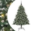 vidaXL Sapin de Noël artificiel avec 300 LED Vert 126 x 126 x 180 cm
