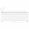 vidaXL Sommier &agrave; lattes de lit avec matelas blanc 120x190cm similicuir