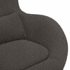 vidaXL Fauteuil &oelig;uf Gris fonc&eacute; 63 x 73 x 90 cm tissu