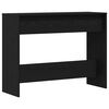 vidaXL Table console Ch&ecirc;ne noir 100 x 35 x 76,5 cm Bois d'ing&eacute;nierie