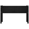 vidaXL Jardinières d'extérieur 2 pcs Noir 110x31x70 cm Bois de pin
