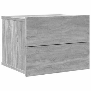 vidaXL Table de chevet Sonoma gris 40x30x30 cm Bois d'ing&eacute;nierie