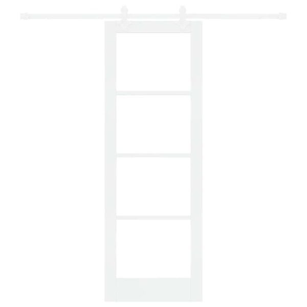 vidaXL Porte coulissante Blanc 73,5 x 211 cm