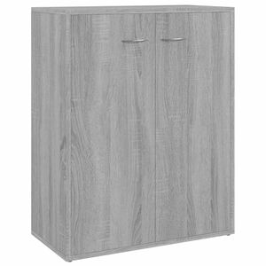vidaXL Buffet Sonoma gris 60x30x75 cm Bois d'ing&eacute;nierie