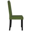 vidaXL Chaises &agrave; manger lot de 4 vert fonc&eacute; velours