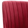 vidaXL Chaises &agrave; manger pivotantes lot de 4 rouge bordeaux velours