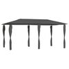 vidaXL Belv&eacute;d&egrave;re avec rev&ecirc;tement de poteaux 2,98x5,3x2,59 m 160 g/m&sup2;