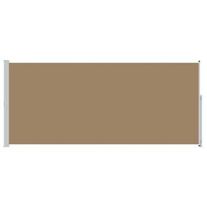 vidaXL Store lat&eacute;ral r&eacute;tractable Taupe 300 x 180 cm Polyester