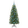 vidaXL Sapin de No&euml;l artificiel avec 150 LED Vert 150 cm PE et PVC