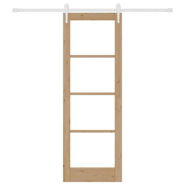 vidaXL Porte coulissante Naturel 73,5 x 211 cm