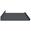vidaXL &Eacute;tag&egrave;re flottante 2 pcs Anthracite 100 x 18 x 2,5 cm Acier