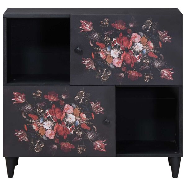 vidaXL Armoires de rangement avec porte Multicolore 80 x 33,5 x 75 cm