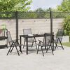 vidaXL Ensemble de salle à manger pour jardin 5 pcs Anthracite