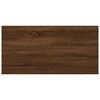 vidaXL &Eacute;tag&egrave;res murales 4 pcs ch&ecirc;ne marron 40x20x1,5cm bois ing&eacute;nierie