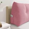 vidaXL Coussin de Dos Rose 120 x 24 x 50 cm Velours